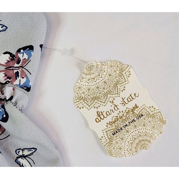 Altar’d State – Butterfly Tiered Ruffle Tank Top – Extra Small XS - Picture 3 of 7